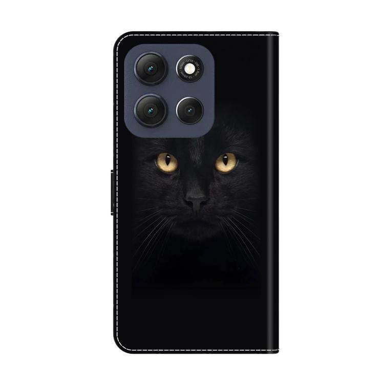 For Motorola Moto G56 5G / G86 5G Crystal-Like Painted Vegan Leather Phone Case