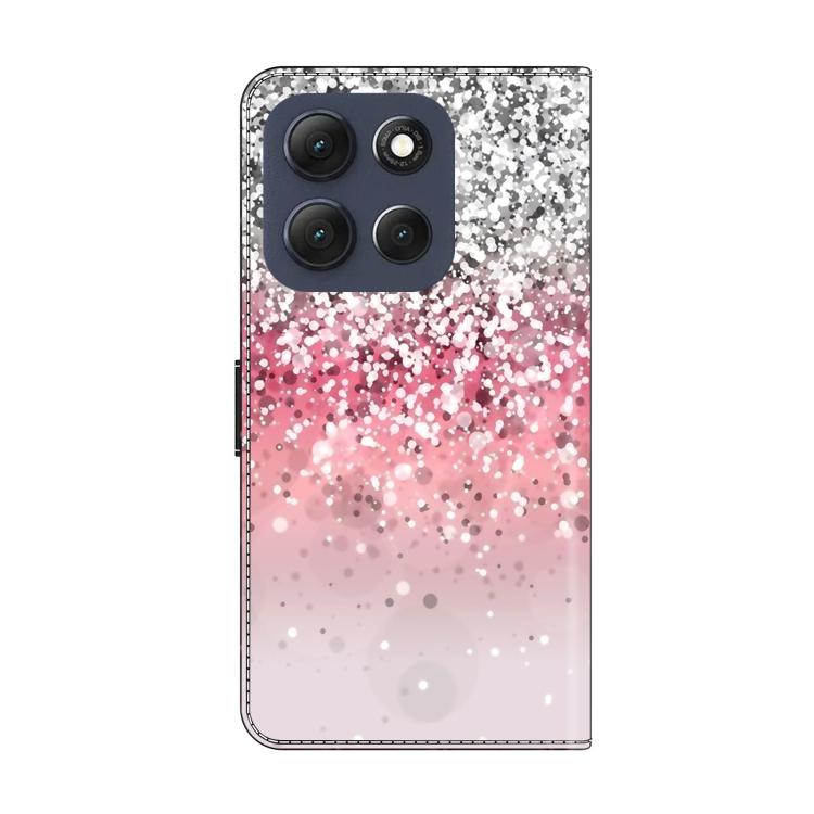 For Motorola Moto G56 5G / G86 5G Crystal-Like Painted Vegan Leather Phone Case