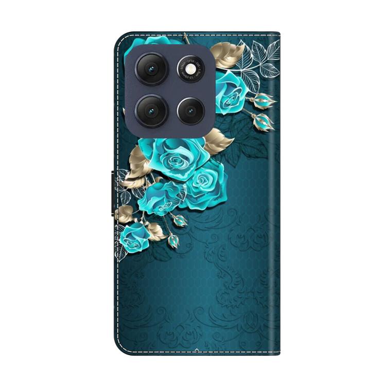 For Motorola Moto G56 5G / G86 5G Crystal-Like Painted Vegan Leather Phone Case