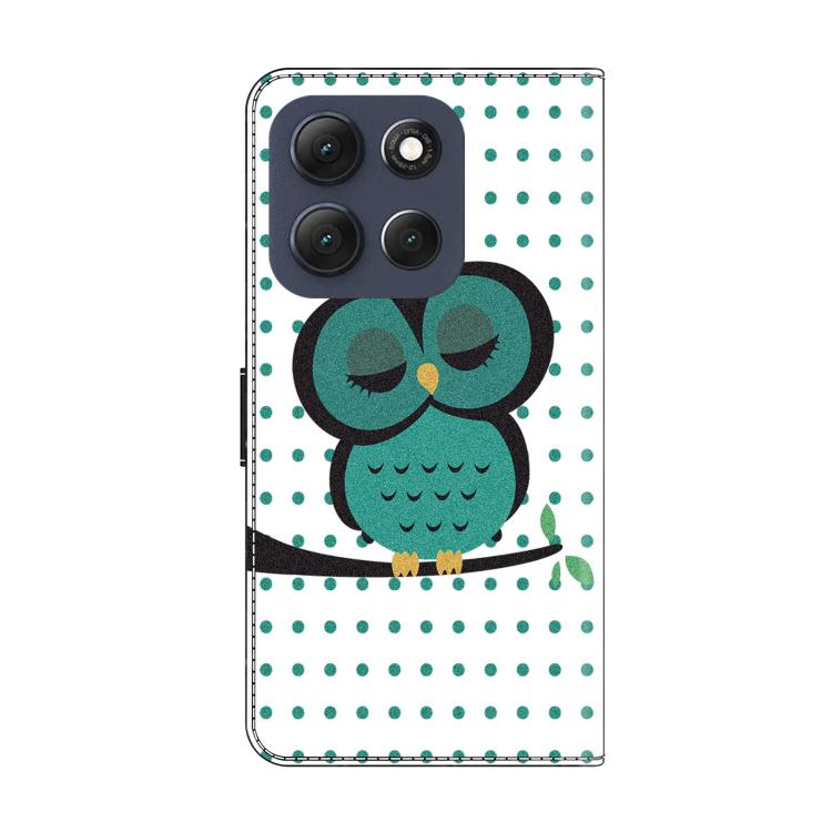 For Motorola Moto G56 5G / G86 5G Crystal-Like Painted Vegan Leather Phone Case