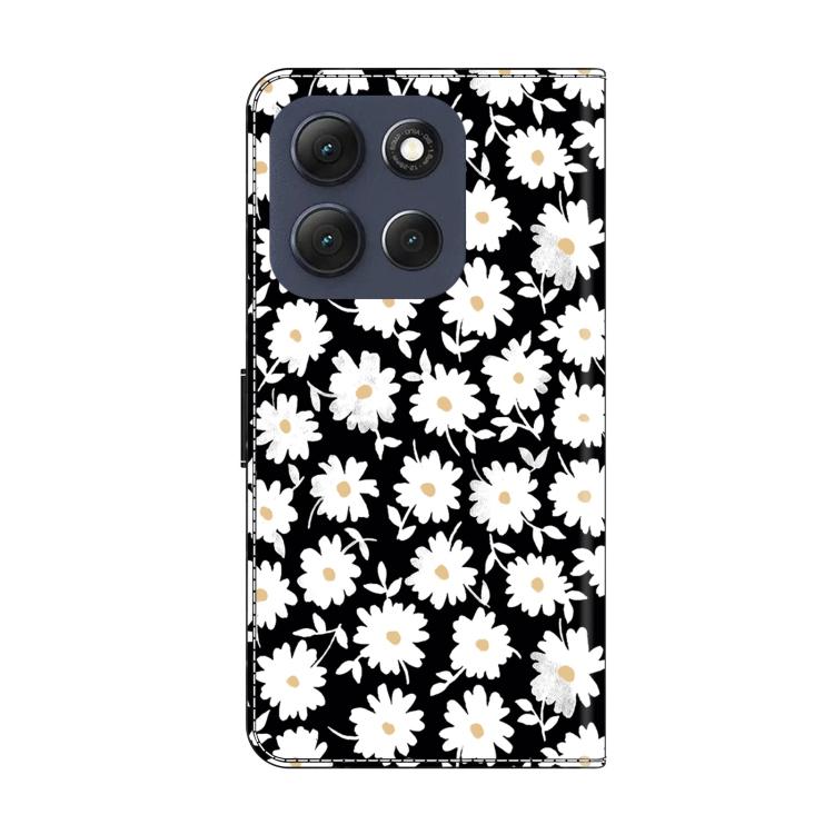 For Motorola Moto G56 5G / G86 5G Crystal-Like Painted Vegan Leather Phone Case