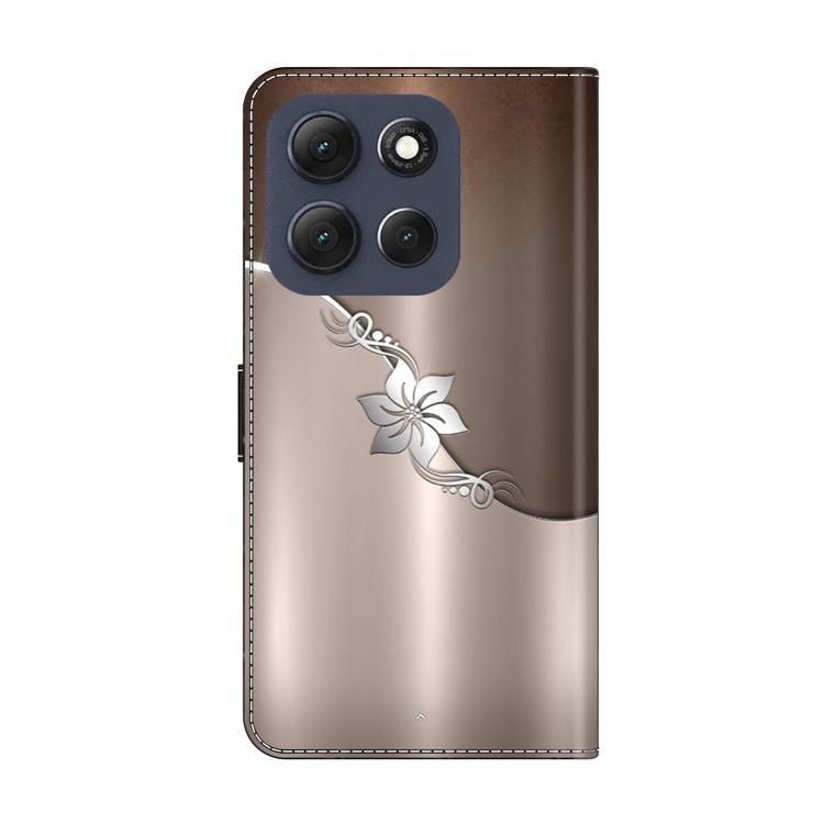 For Motorola Moto G56 5G / G86 5G Crystal-Like Painted Vegan Leather Phone Case