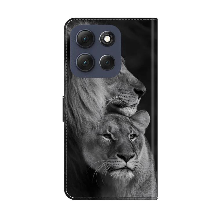 For Motorola Moto G56 5G / G86 5G Crystal-Like Painted Vegan Leather Phone Case