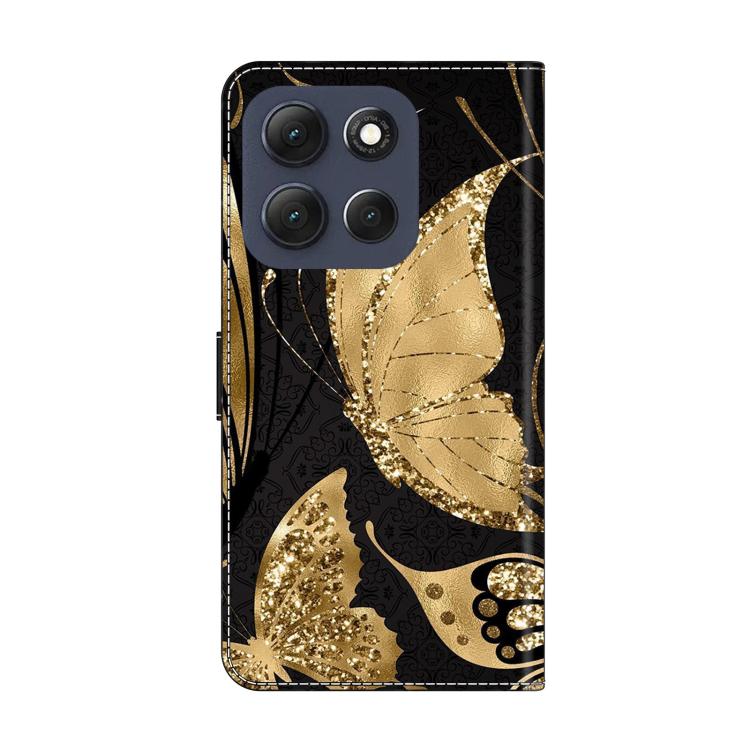 For Motorola Moto G56 5G / G86 5G Crystal-Like Painted Vegan Leather Phone Case