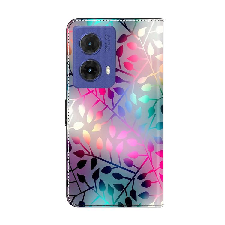 For Motorola Moto G85 / G86 5G Crystal-Like Painted Vegan Leather Phone Case