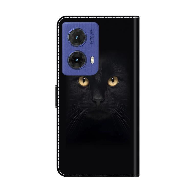 For Motorola Moto G85 / G86 5G Crystal-Like Painted Vegan Leather Phone Case