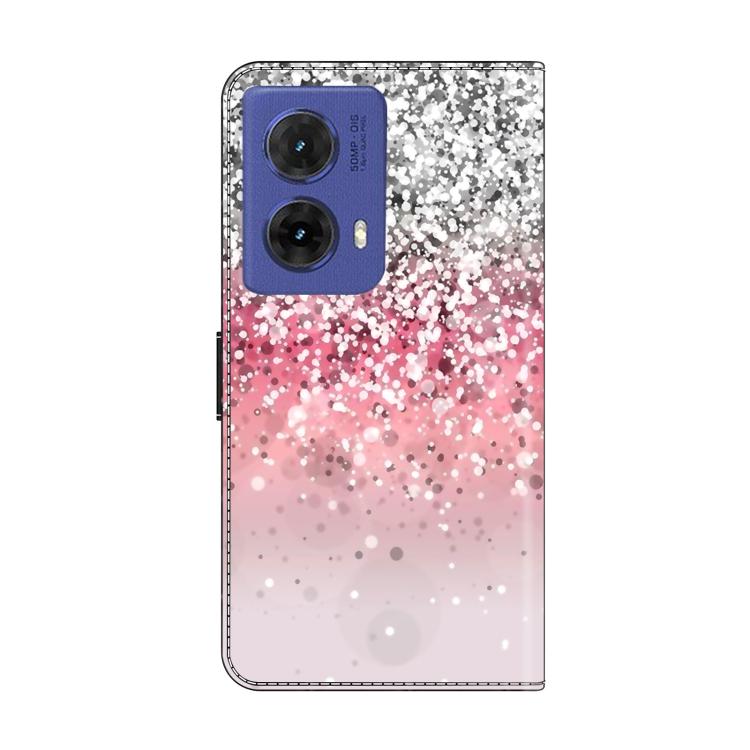 For Motorola Moto G85 / G86 5G Crystal-Like Painted Vegan Leather Phone Case