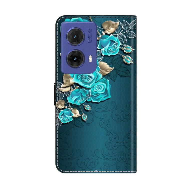 For Motorola Moto G85 / G86 5G Crystal-Like Painted Vegan Leather Phone Case
