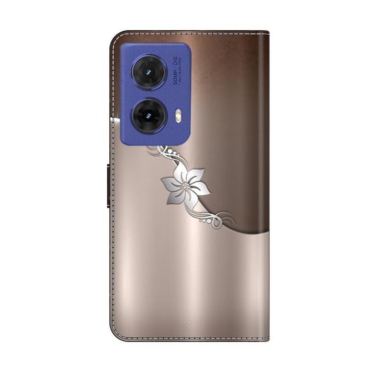 For Motorola Moto G85 / G86 5G Crystal-Like Painted Vegan Leather Phone Case