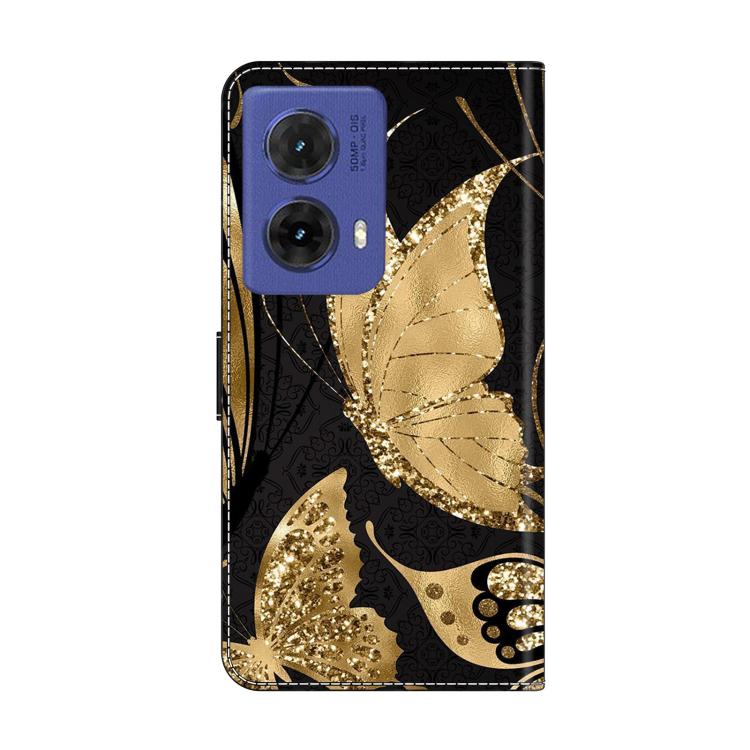 For Motorola Moto G85 / G86 5G Crystal-Like Painted Vegan Leather Phone Case