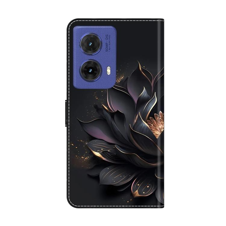 For Motorola Moto G85 / G86 5G Crystal-Like Painted Vegan Leather Phone Case