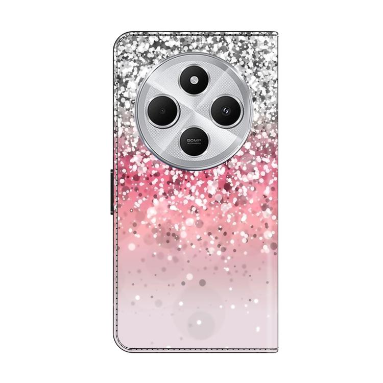For Redmi 14C 5G / 4G Crystal-Like Painted Vegan Leather Phone Case