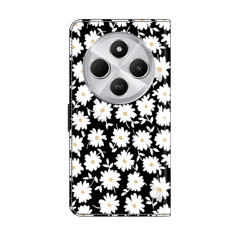 For Redmi 14C 5G / 4G Crystal-Like Painted Vegan Leather Phone Case