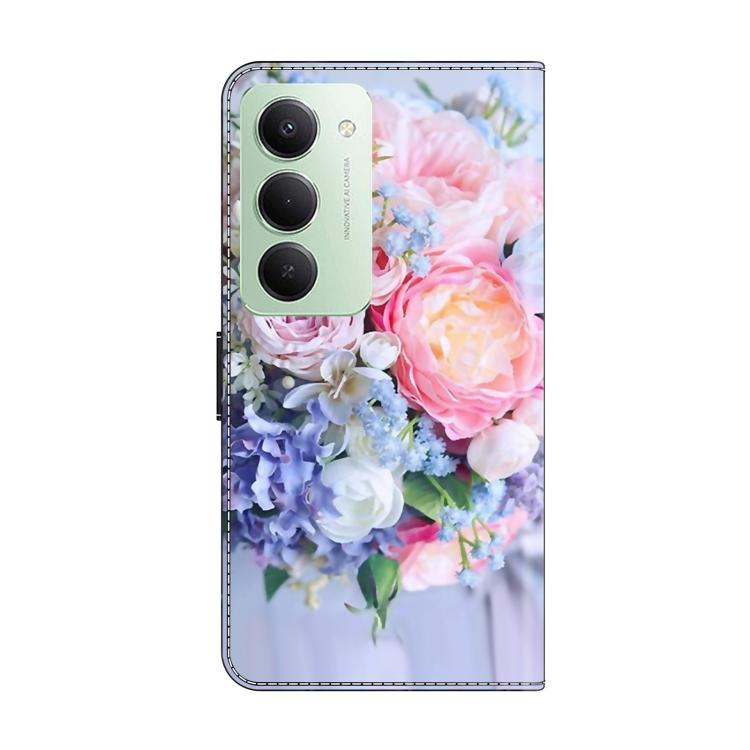 For Redmi 15 5G Global / 4G SEA 169.5mm Crystal-Like Painted Vegan Leather Phone Case