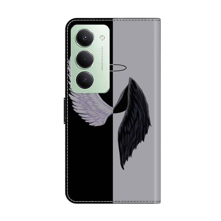 For Redmi 15 5G Global / 4G SEA 169.5mm Crystal-Like Painted Vegan Leather Phone Case