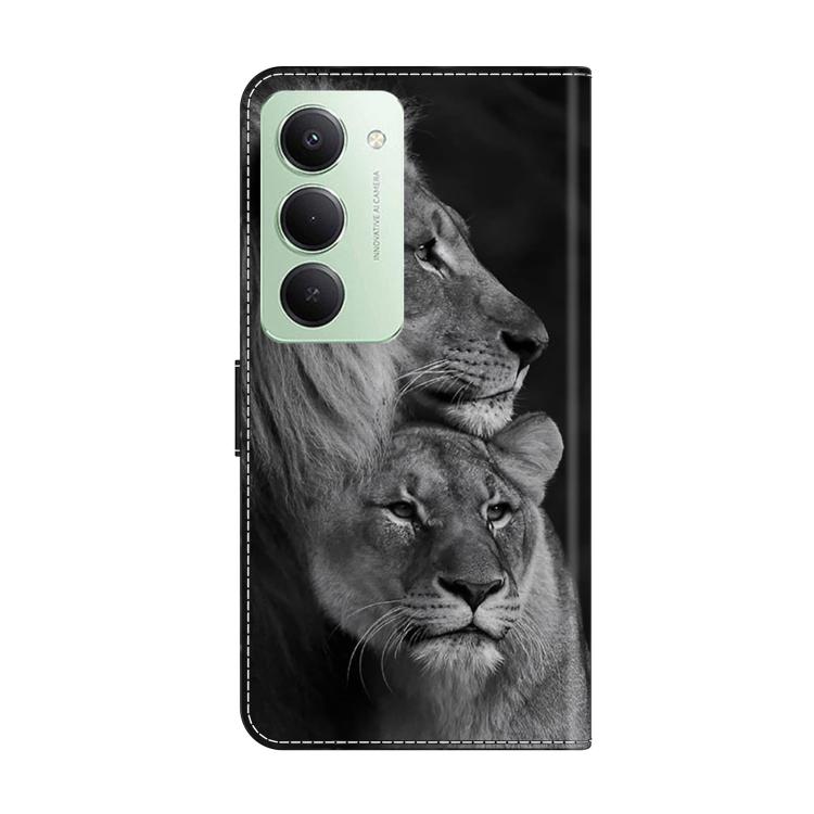 For Redmi 15 5G Global / 4G SEA 169.5mm Crystal-Like Painted Vegan Leather Phone Case