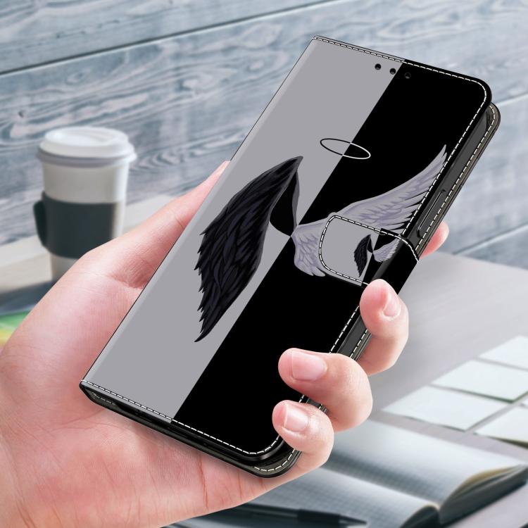 For Redmi K70E Crystal-Like Painted Vegan Leather Phone Case