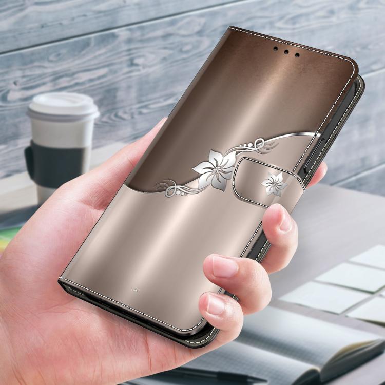 For Redmi K70E Crystal-Like Painted Vegan Leather Phone Case