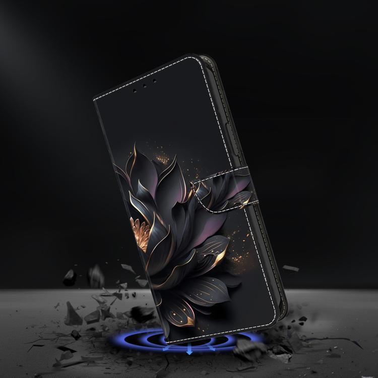 For Redmi K70E Crystal-Like Painted Vegan Leather Phone Case
