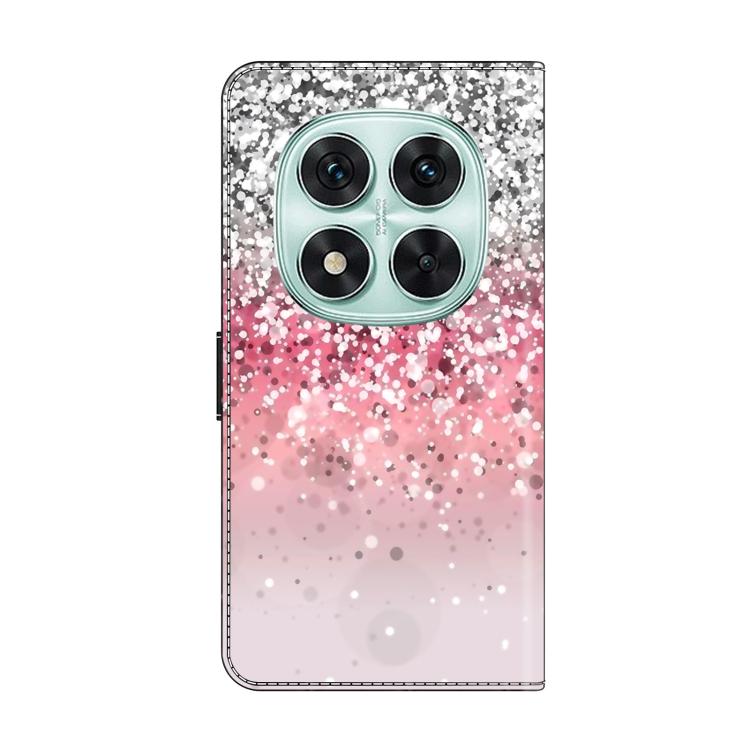 For Redmi Note 14 Pro 5G Crystal-Like Painted Vegan Leather Phone Case