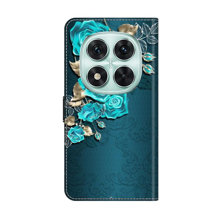 For Redmi Note 14 Pro 5G Crystal-Like Painted Vegan Leather Phone Case