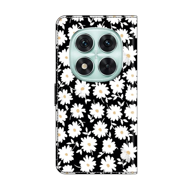 For Redmi Note 14 Pro 5G Crystal-Like Painted Vegan Leather Phone Case