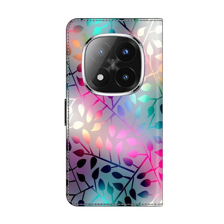 For Redmi Note 14 Pro+ 5G / Poco X7 Crystal-Like Painted Vegan Leather Phone Case