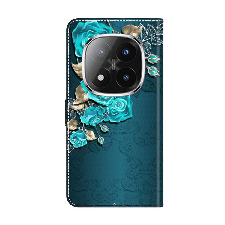For Redmi Note 14 Pro+ 5G / Poco X7 Crystal-Like Painted Vegan Leather Phone Case