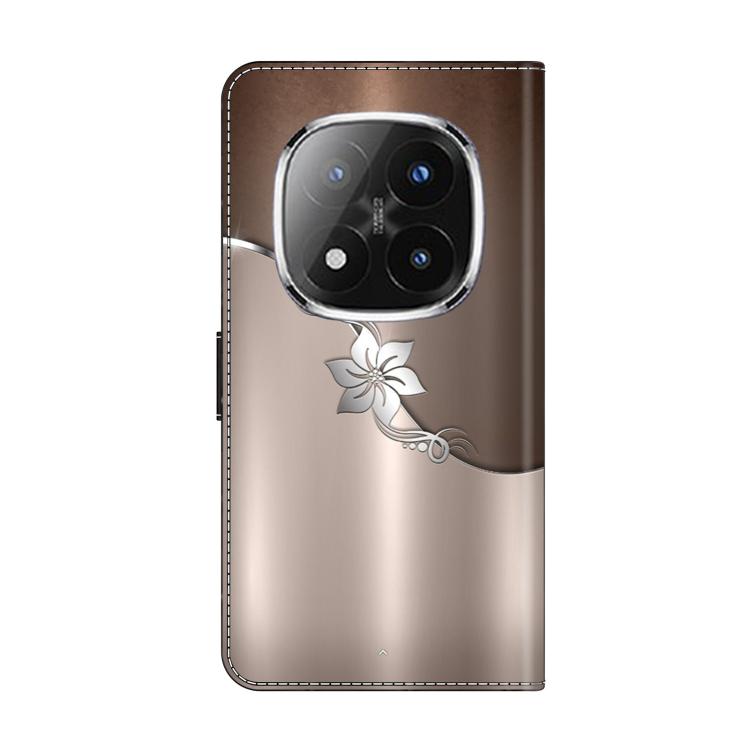 For Redmi Note 14 Pro+ 5G / Poco X7 Crystal-Like Painted Vegan Leather Phone Case