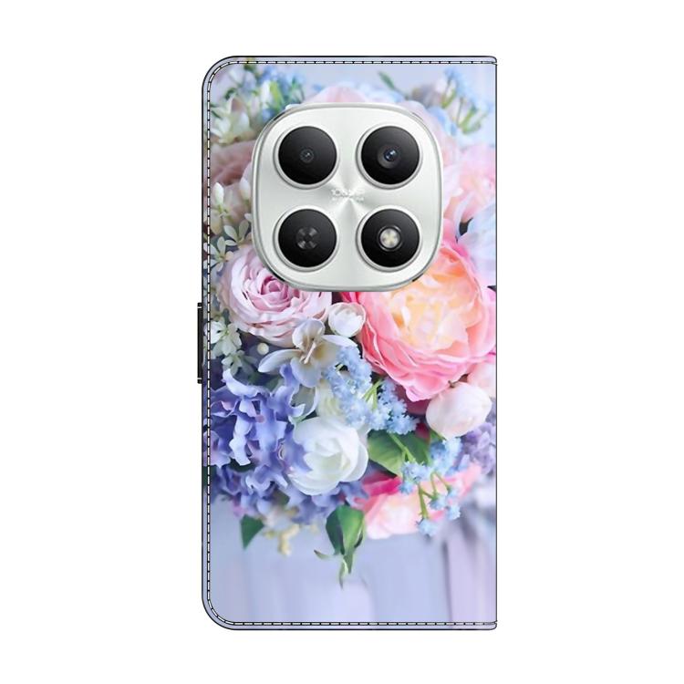 For Redmi Note 15 5G / 4G Global 164mm Crystal-Like Painted Vegan Leather Phone Case