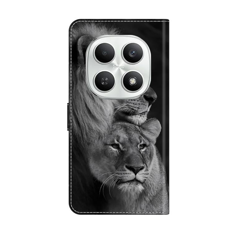 For Redmi Note 15 5G / 4G Global 164mm Crystal-Like Painted Vegan Leather Phone Case