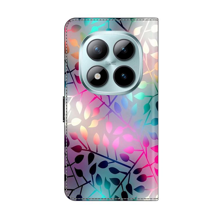 For Redmi Note 15 Pro 5G Global 163.6mm Crystal-Like Painted Vegan Leather Phone Case
