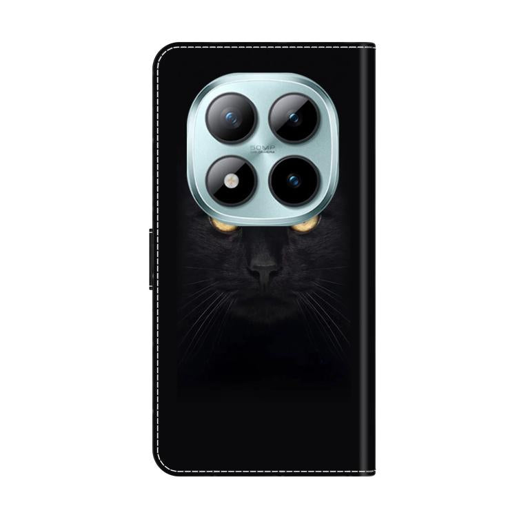 For Redmi Note 15 Pro 5G Global 163.6mm Crystal-Like Painted Vegan Leather Phone Case