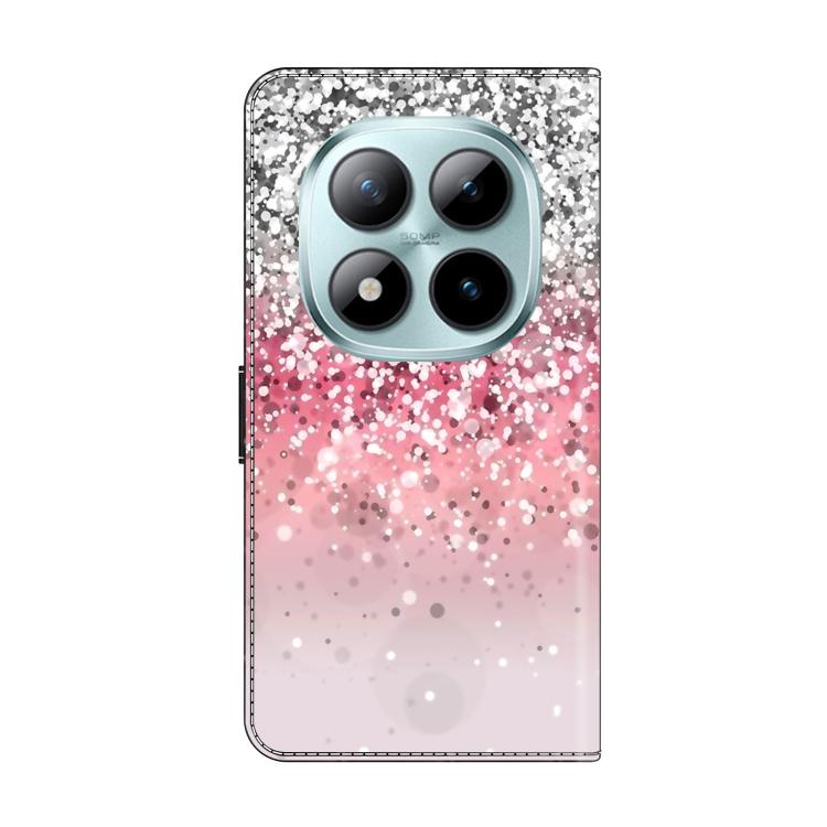 For Redmi Note 15 Pro 5G Global 163.6mm Crystal-Like Painted Vegan Leather Phone Case