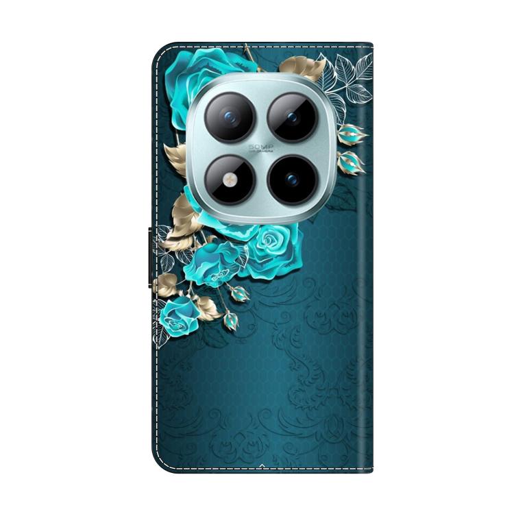 For Redmi Note 15 Pro 5G Global 163.6mm Crystal-Like Painted Vegan Leather Phone Case