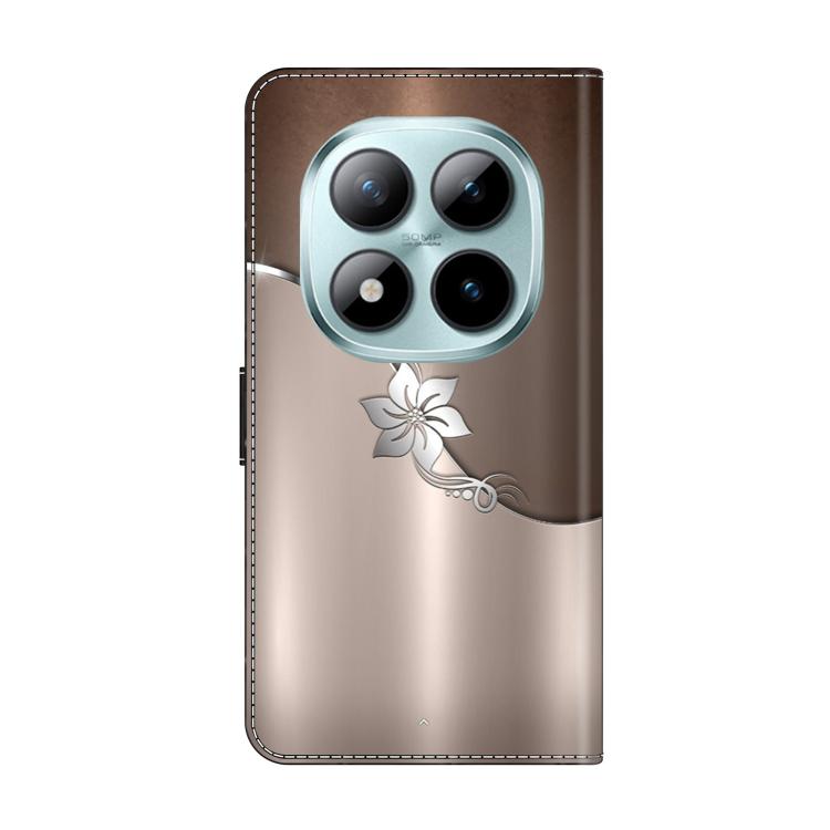 For Redmi Note 15 Pro 5G Global 163.6mm Crystal-Like Painted Vegan Leather Phone Case