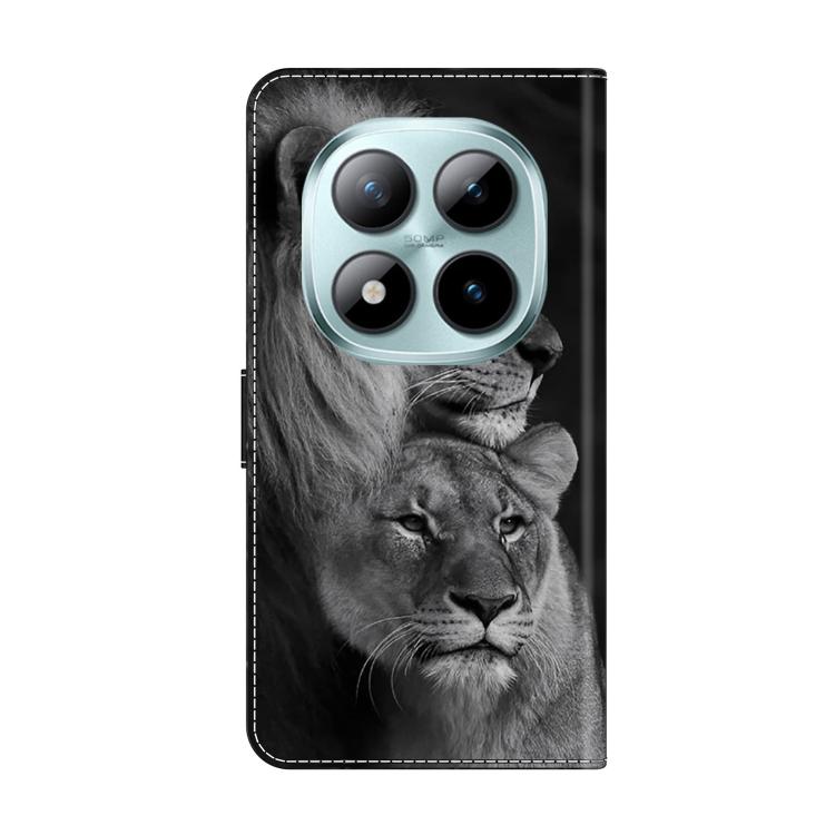 For Redmi Note 15 Pro 5G Global 163.6mm Crystal-Like Painted Vegan Leather Phone Case