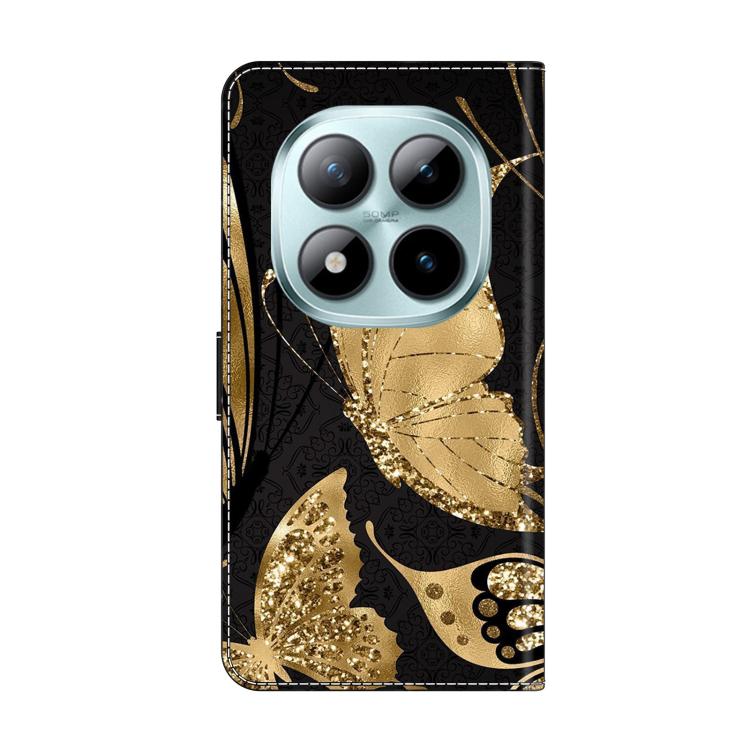 For Redmi Note 15 Pro 5G Global 163.6mm Crystal-Like Painted Vegan Leather Phone Case