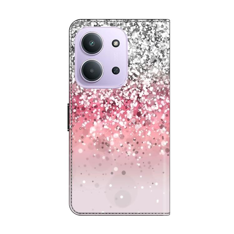 For Redmi 15C 5G / 4G EU 173mm Crystal-Like Painted Vegan Leather Phone Case