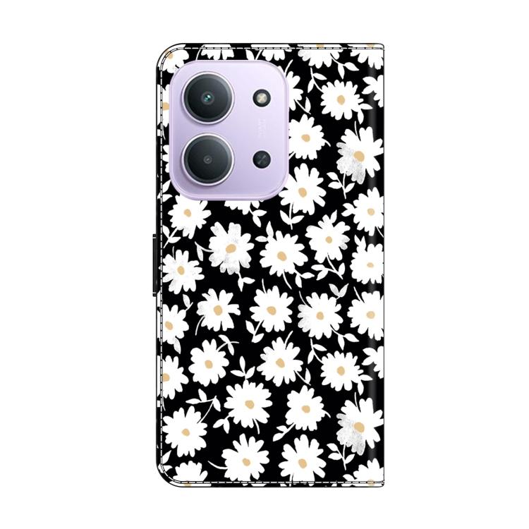 For Redmi 15C 5G / 4G EU 173mm Crystal-Like Painted Vegan Leather Phone Case