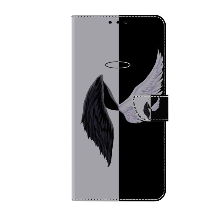 For Redmi Note 14 Pro 4G Crystal-Like Painted Vegan Leather Phone Case
