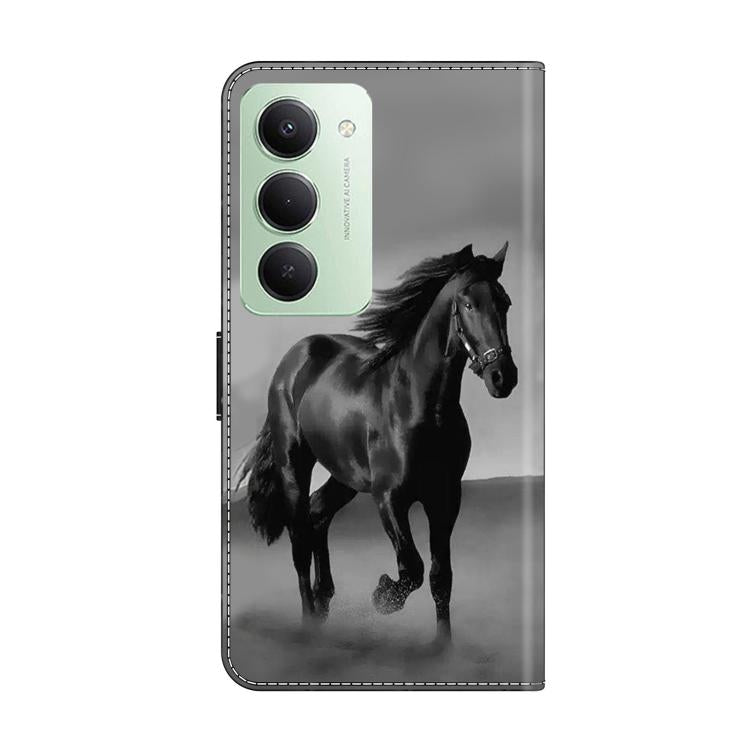 For Redmi 15 5G / 4G EU 171mm Crystal-Like Painted Vegan Leather Phone Case