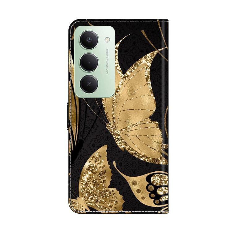 For Redmi 15 5G / 4G EU 171mm Crystal-Like Painted Vegan Leather Phone Case