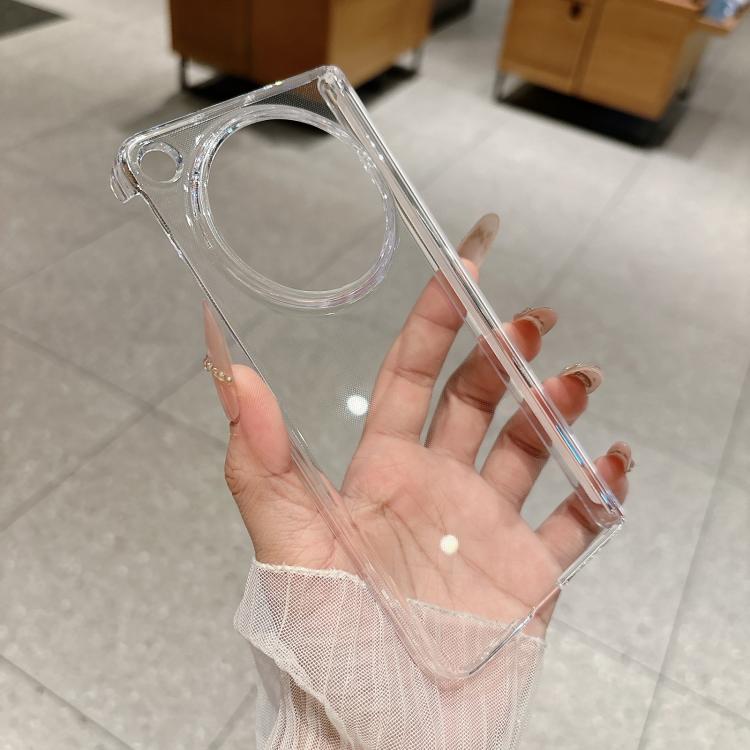 For OPPO Find N6 5G Transparent Central Magnetic PC Phone Case
