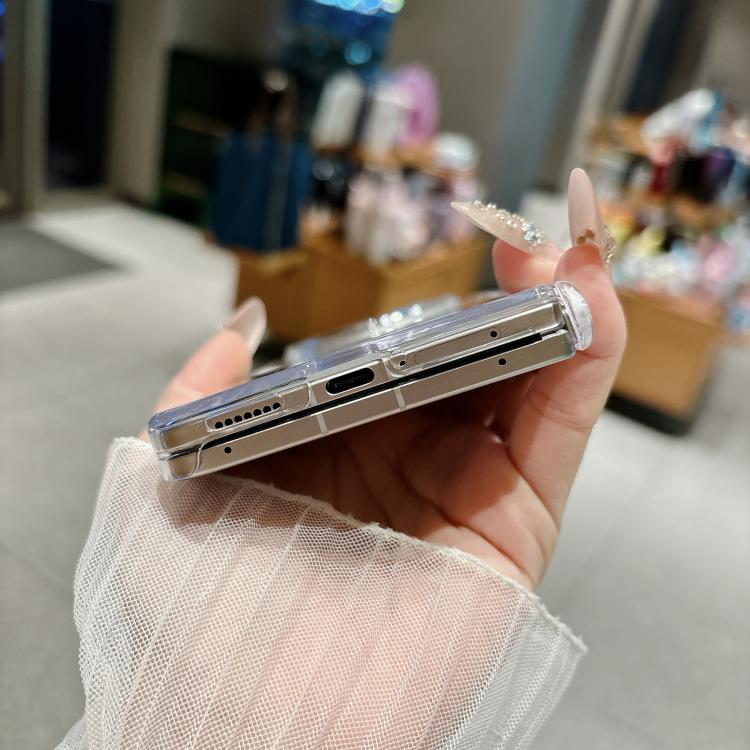 For OPPO Find N6 5G Transparent Central Magnetic PC Phone Case