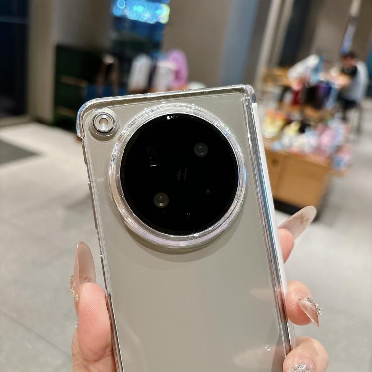 For OPPO Find N6 5G Transparent Central Magnetic PC Phone Case