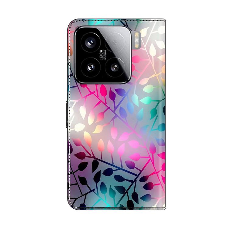 For Xiaomi 15 Crystal-Like Painted Vegan Leather Phone Case