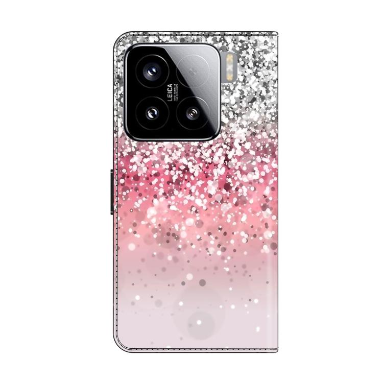 For Xiaomi 15 Crystal-Like Painted Vegan Leather Phone Case