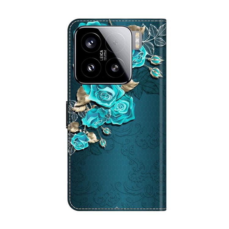 For Xiaomi 15 Crystal-Like Painted Vegan Leather Phone Case