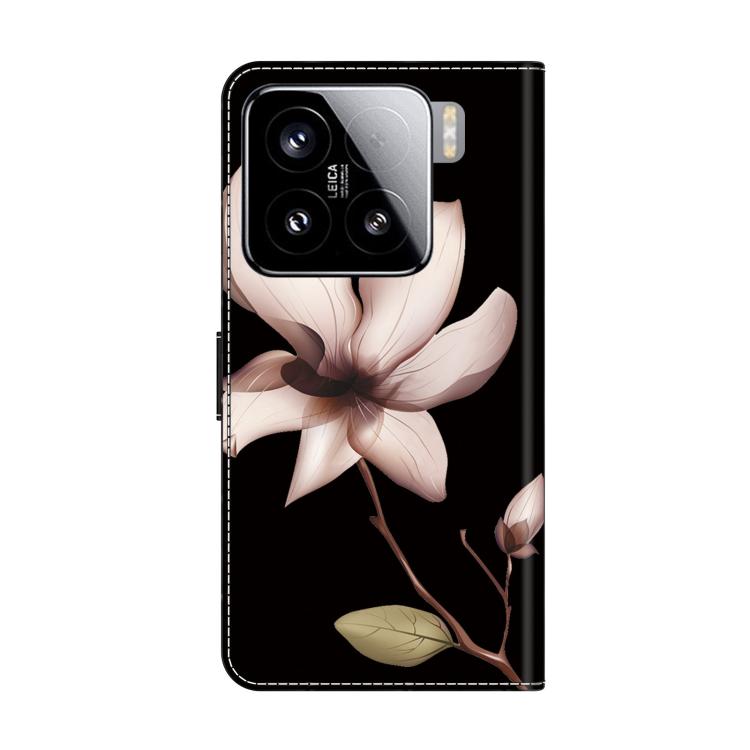 For Xiaomi 15 Crystal-Like Painted Vegan Leather Phone Case